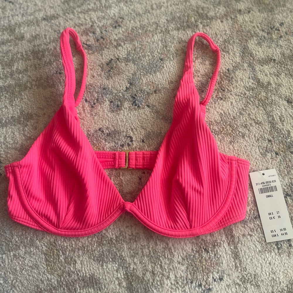 Hollister Bikini Top - Neon Pink